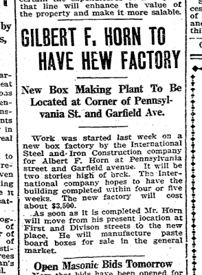 Article from Sept 22, 1912 Courier