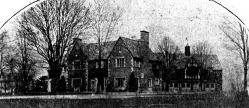 Lambert D Johnson residence, Outer Lincoln, completed last year (1929)