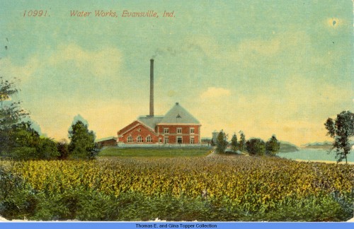 Water Works postcard c1900