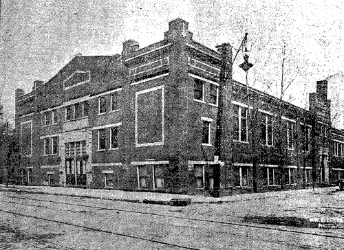 Turner Hall 1914 shortly after it was completed