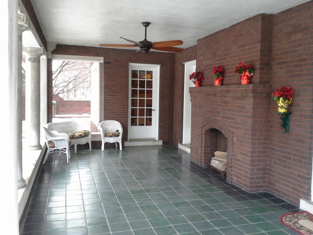 Outdoor porch from 2013 Riverside Tour